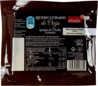 Mängden socker i Queso curado de oveja graso elaborado con leche cruda cuña
