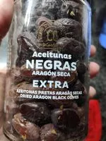 Mängden socker i Aceitunas negras secas de Aragón