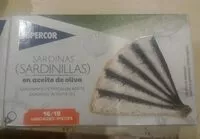 Mängden socker i Sardinas en aceite de oliva