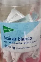 Mängden socker i Azúcar blanco en sobres