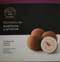 Mängden socker i Bombón de avellana y praliné