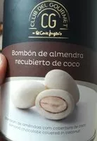 Mängden socker i Bombón de almendra recubierto de coco