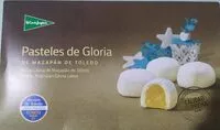 Mängden socker i Pasteles de gloria de mazapán de Toledo