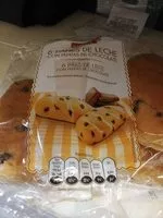 Mängden socker i Pan de leche con pepitas de chocolate envasados individualmente