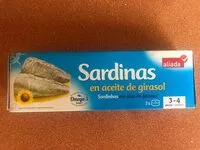 Mängden socker i Sardinas en aceite de girasol pack 2 lata 88 g