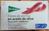 Mängden socker i Filetes de anchoa en aceite de oliva