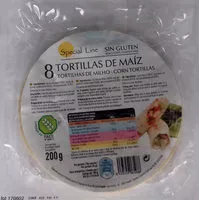 Mängden socker i Tortillas de maiz