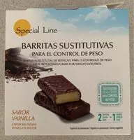 Mängden socker i Barritas sustitutivas