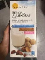Mängden socker i Bebida de almendras sin gluten y sin lactosa