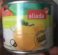 Mängden socker i mitades de melocoton en almibras