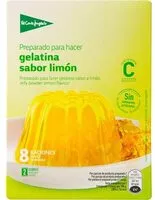 Mängden socker i Preparado para hacer gelatina sabor limón con vitamina
