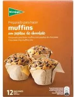 Mängden socker i Preparado para hacer muffins con pepitas de chocolate