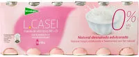 Mängden socker i L.casei natural desnatado edulcorado