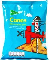 Mängden socker i Conos sabor a bacon y queso