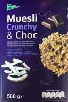 Mängden socker i Muelsi crunchy & choc
