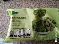 Mängden socker i Espinacas cortadas