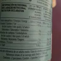 Mängden socker i Corazones de alcachofas al natural