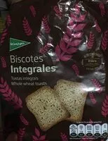 Mängden socker i Biscotes integrales