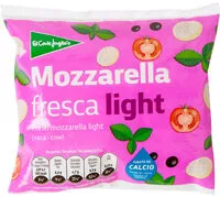 Mängden socker i Mozzarella fresca light