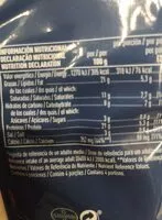 Mängden socker i Queso fundido en polvo