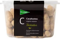 Mängden socker i Cacahuetes Virginia tostados y salados