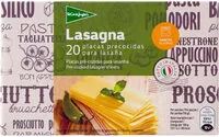 Mängden socker i Placas precocidas para lasaña