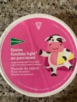 Mängden socker i Queso fundido light quesitos