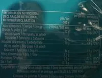 Mängden socker i Galletas de barquillo rellenas de nata