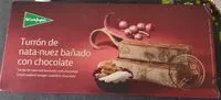 Mängden socker i Turrón de nata-nuez bañado con chocolate