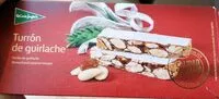 Mängden socker i Turrón de guirlache