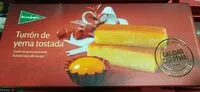 Mängden socker i Turrón de yema tostada