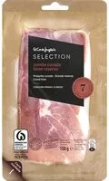 Mängden socker i Jamón curado gran reserva lonchas