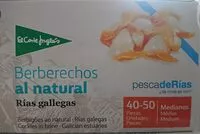 Mängden socker i Berberechos al natural