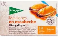Mängden socker i Mejillones en escabeche