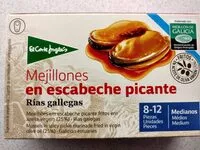 Mängden socker i Mejillones en escabeche picante