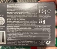 Mängden socker i Ventresca de bonito del norte en aceite de oliva