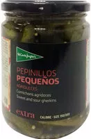 Mängden socker i Pepinillos pequeños agridulces
