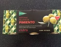 Mängden socker i Aceitunas rellenas de pimiento