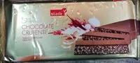 Mängden socker i Turrón chocolate crujiente