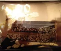 Mängden socker i Turrón de chocolate crujiente negro