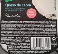 Mängden socker i Queso de cabra medallón