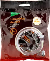 Mängden socker i Caramelos duros de café sin azúcar y sin gluten