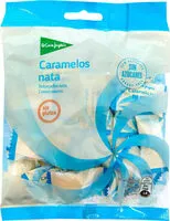 Mängden socker i Caramelos duros de nata sin azúcares y sin gluten