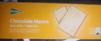 Mängden socker i Galletas con tableta de chocolate blanco