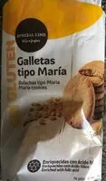 Mängden socker i Galletas tipo maría sin gluten