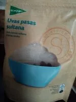 Mängden socker i Uvas pasas sultana