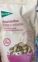 Mängden socker i Anacardos fritos y salados