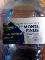 Mängden socker i Agua mineral natural Monte Pinos