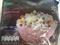 Mängden socker i Arroz tres delicias tradicional