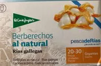 Mängden socker i Berberechos al natural